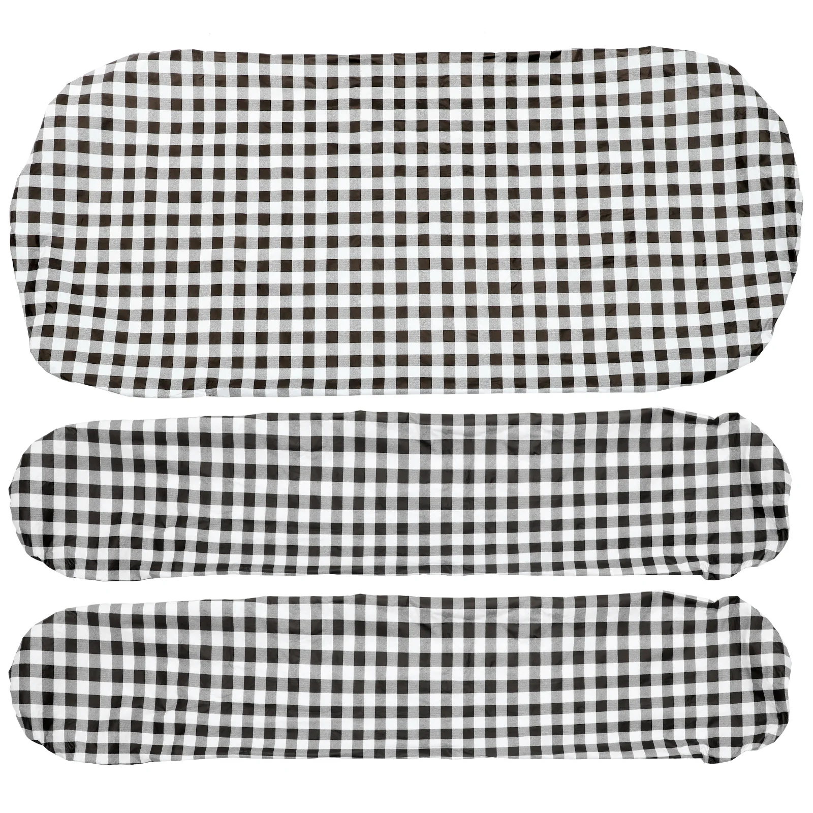 1 مجموعة مقاوم للماء نزهة غطاء الطاولة مطاطا المجهزة مفرش المائدة مقاعد البدلاء يغطي التخييم في الهواء الطلق اكسسوارات واقية سماط مجموعة