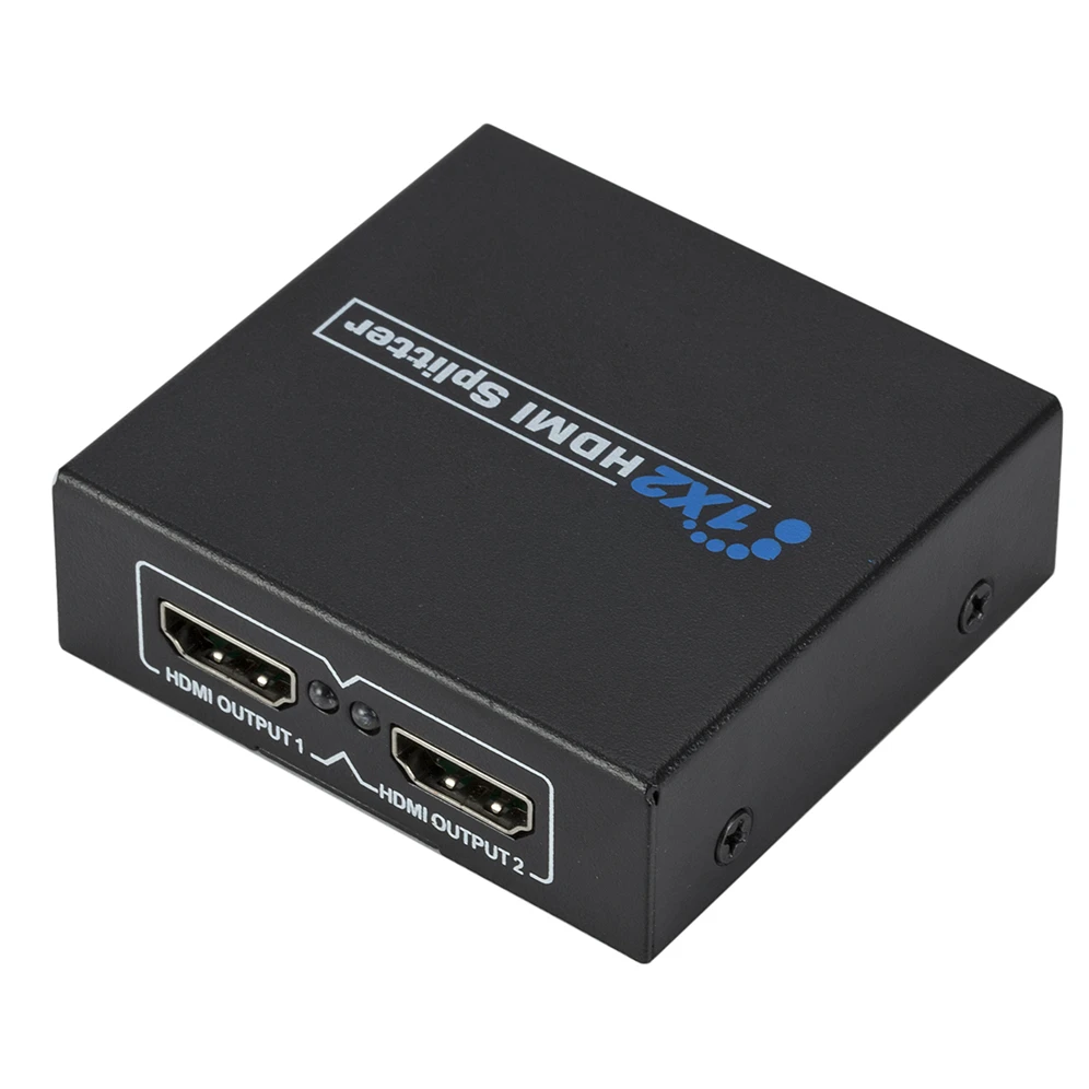 1080P HDMI Splitter 1 input 2 output Full HD 1080p Video HDMI Splitter Switcher 1X2 Split 1 in 2 Out For HDTV DVD