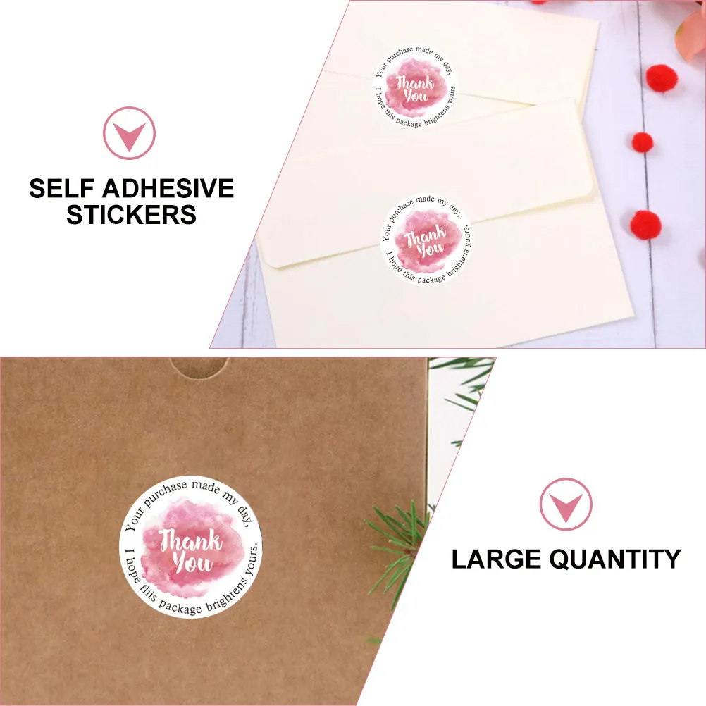 Halloween Christmas Easy Peel Stickers 500Pcs for Baking Packaging Flower Bouquets Crafts Events