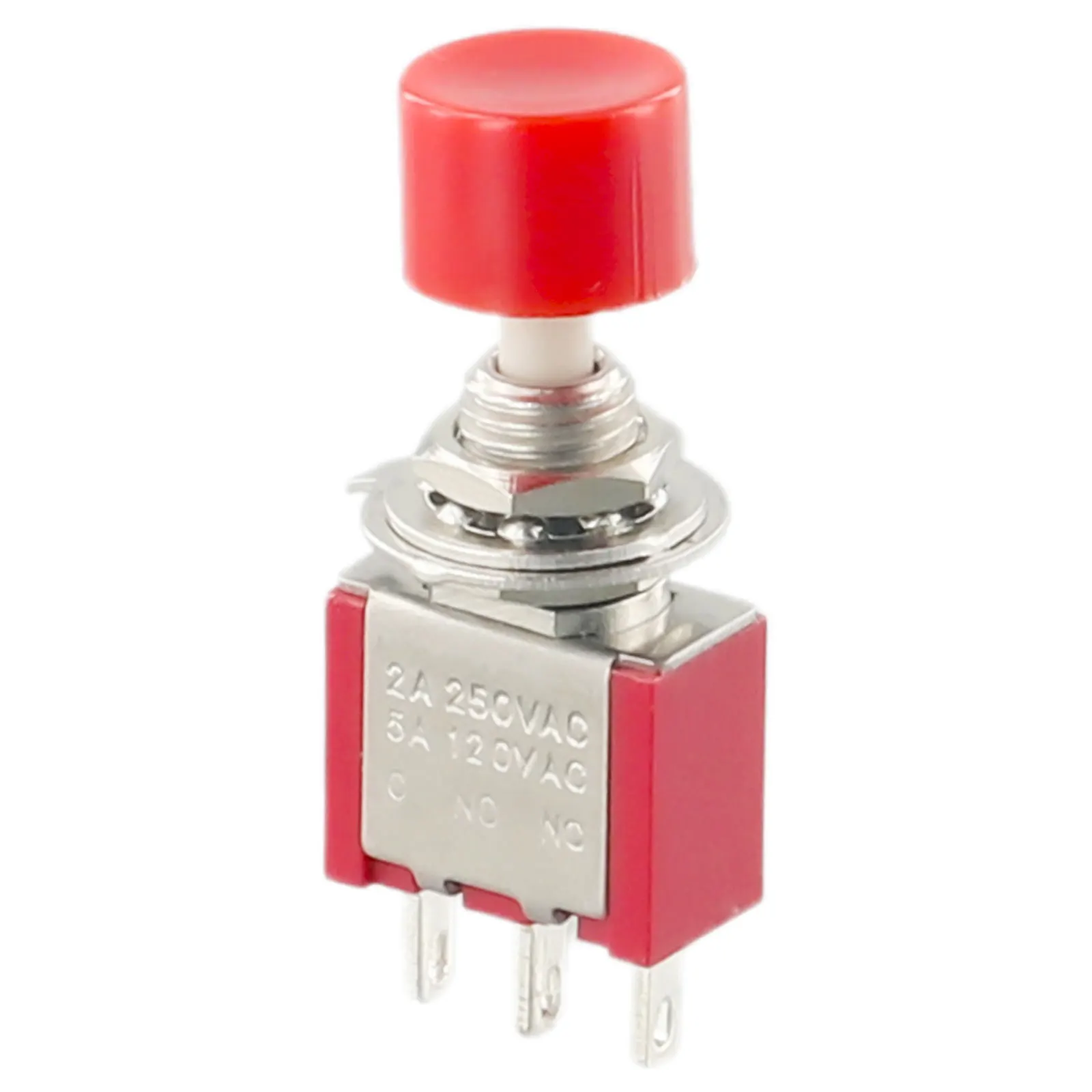 

5pcs 3Pin 2-PositionToggle Switch ON-OFF Self-Resetting DPDT Toggle Switch Cap 2A 250V/5A 125V For Car Boat Electrical Equipment