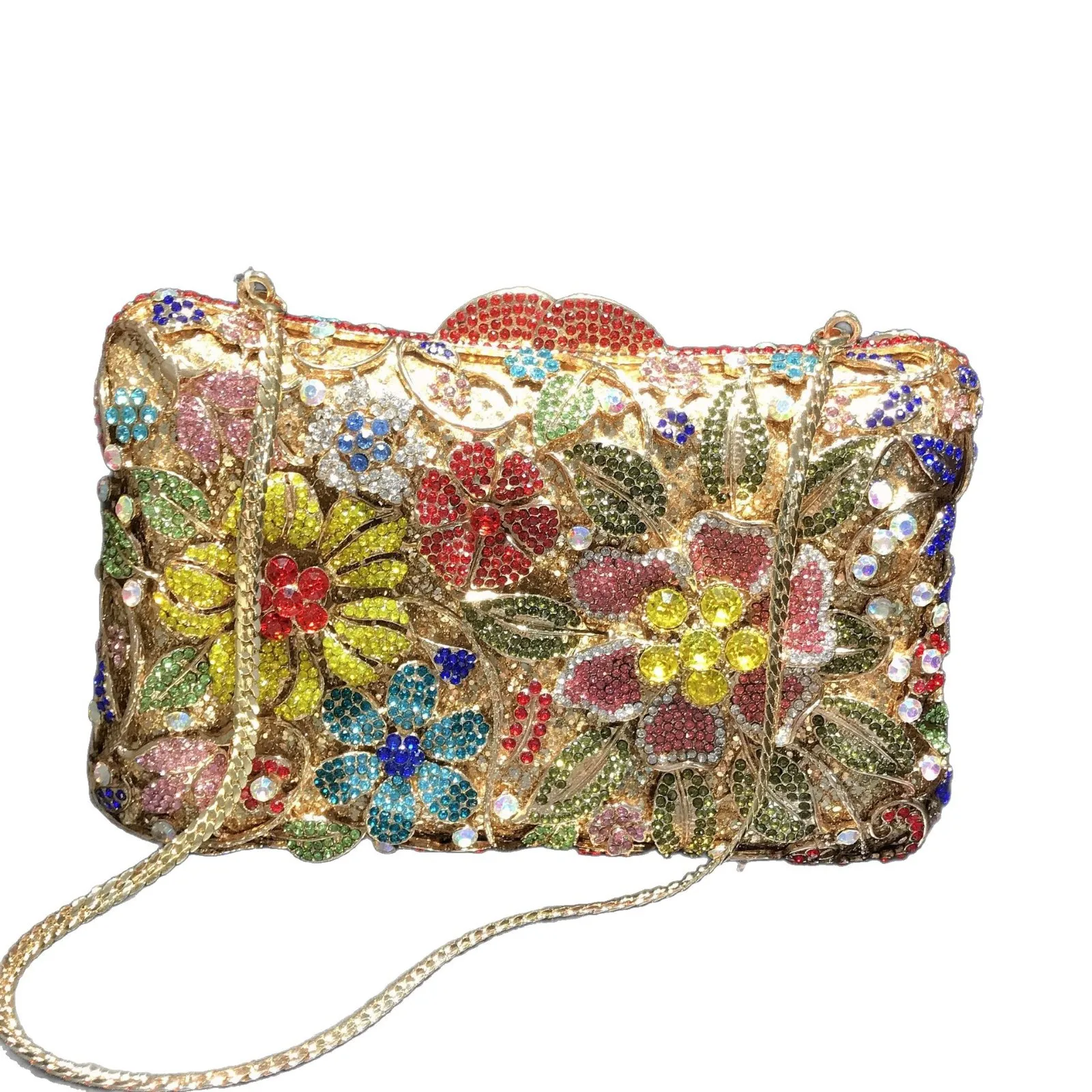 

Fashion Luxury Dinner Bag Three-dimensional Bag Banquet Full Of Diamonds Clutch New Crystal-Embellished Party Clutch Luxury Bags