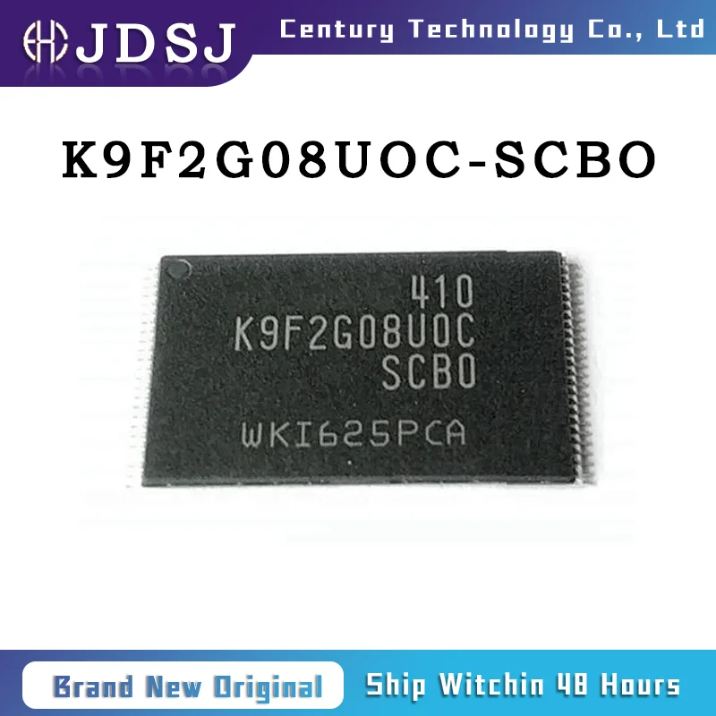 1PCS/5PCS/10PCS/50PCS 100% NEW K9F2G08UOC K9F2G08UOC-SCBO TSOP48 CHIP