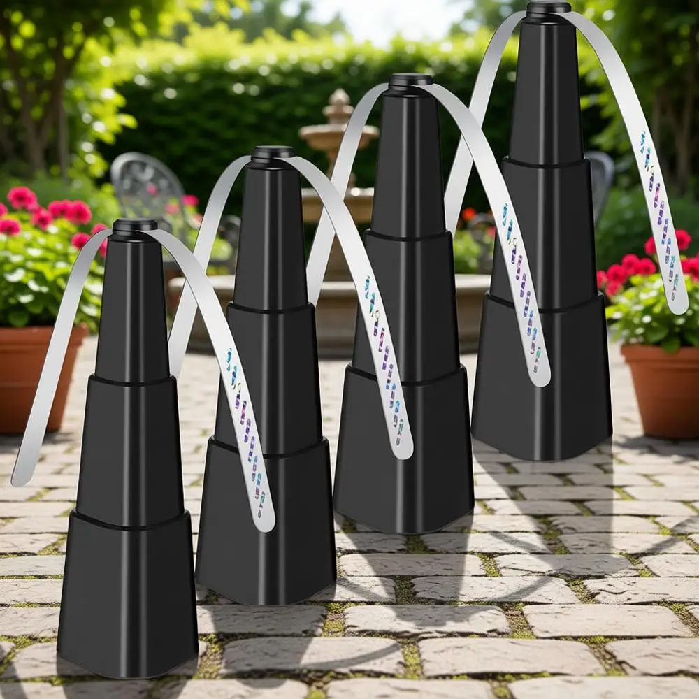 

Holographic Blade Spinner - Ideal for Outdoors, Indoors, Picnics, Restaurants, Parties, and Home Use (Set of 4)