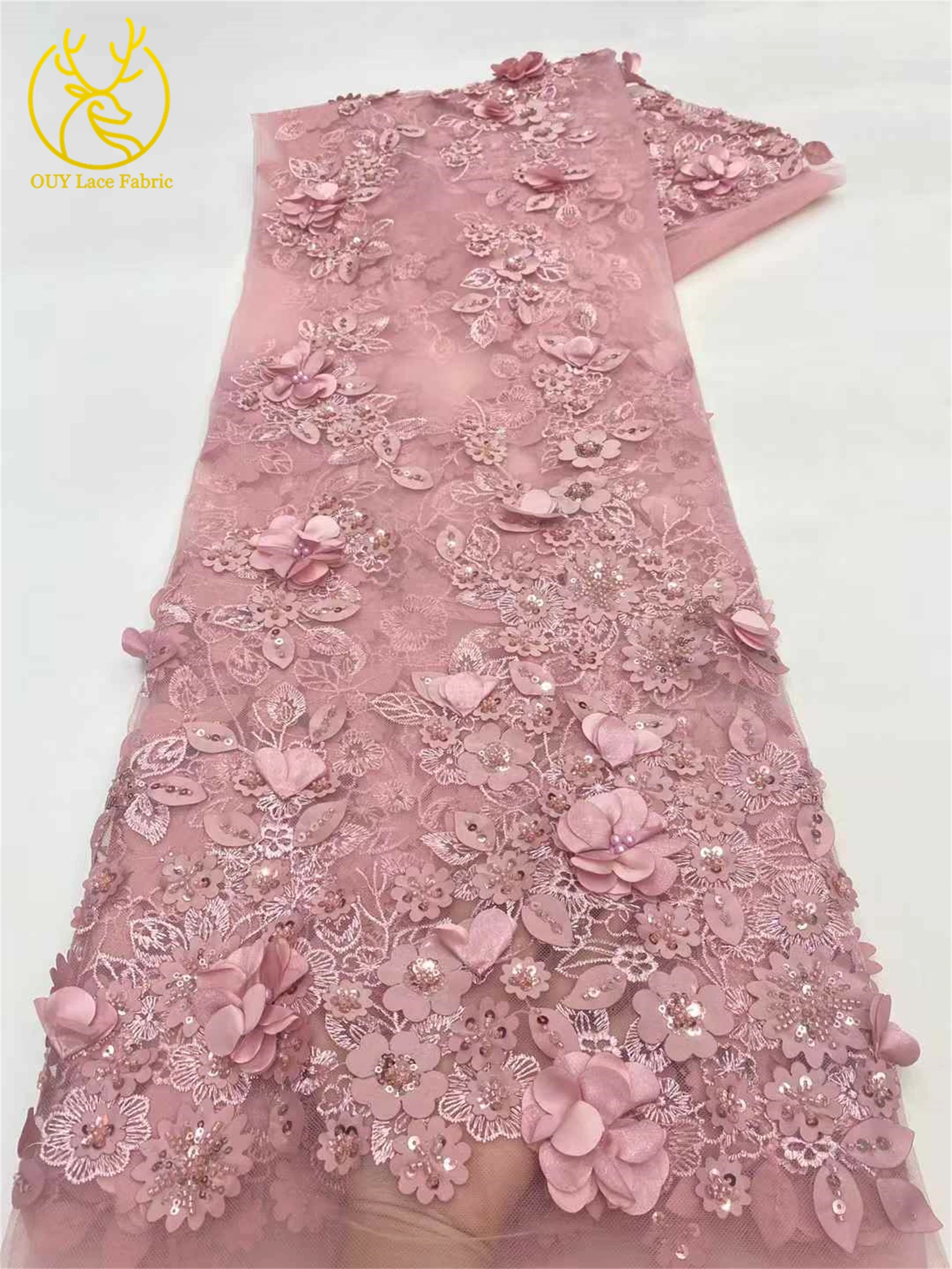 فرنسا ثلاثية الأبعاد التطريز زين أقمشة الدانتيل الأفريقي مطرز الترتر أقمشة الدانتيل 2025 رائجة البيع نيجيريا تول أقمشة الدانتيل فساتين