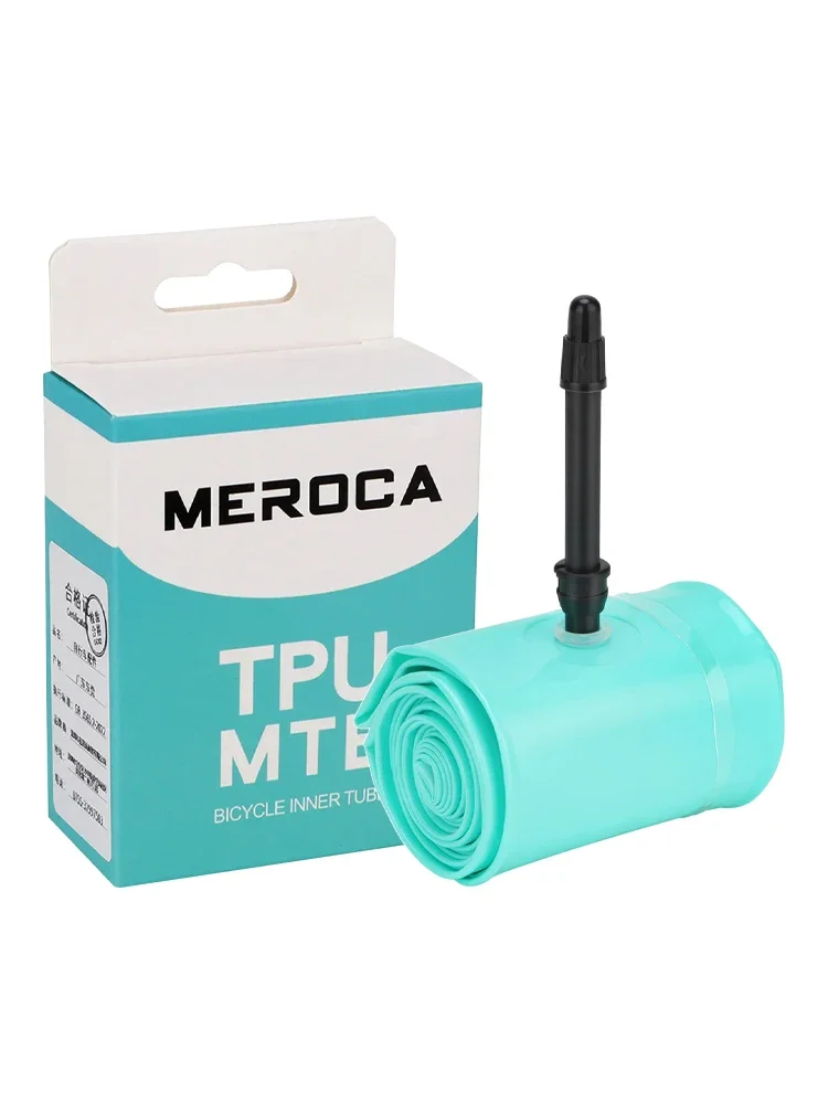 AliExpress MEROCA Ultralight Mountain Bike Inner Tube TPU Material 26/27.5/29 Inch 45L Length Presta Valve Bicycle Inner Tube