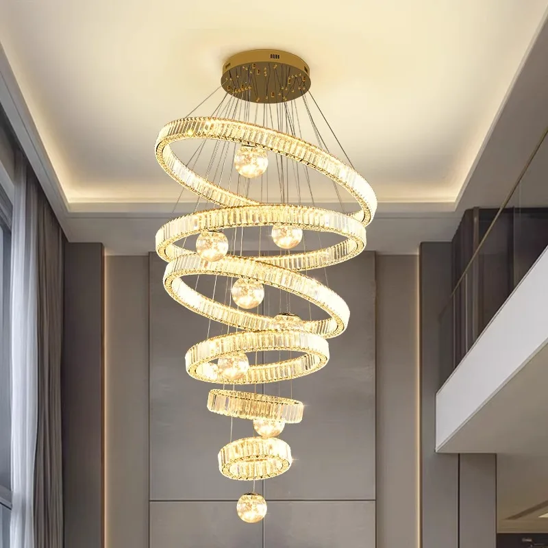 

Modern Stair chandelier Pendant lights indoor lighting Ceiling lamp hanging light led Chandeliers for living room indoor lightin