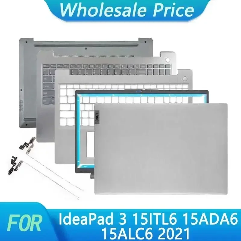 New For Lenovo IdeaPad 3 15ITL6 15ADA6 15ALC6 15ABA7 2021 Laptop LCD Back Cover Front Bezel Palmrest Bottom Case Keyboard Hinges