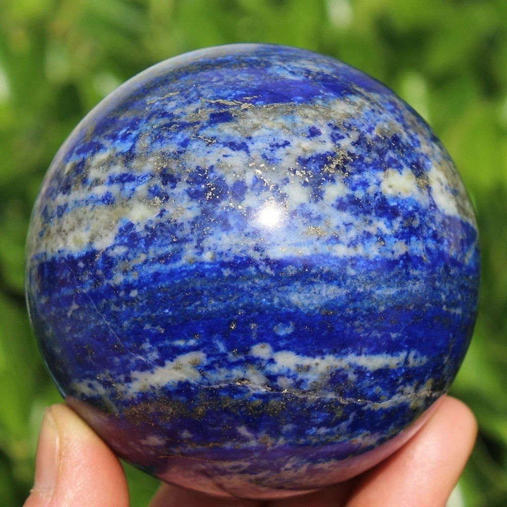 Home Office Bookshelves - Sphère de cristal naturel Lapis Lazuli