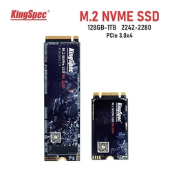 KingSpec M2 SSD PCIe 3,0 2280 мм 512 ГБ 1 ТБ 128 ГБ 256 ГБ SSD 2 ТБ NVMe SSD Disk M.2 2242 SSD PCIe NVMe жесткий диск для портативных настольных компьютеров аксессуары для хранения