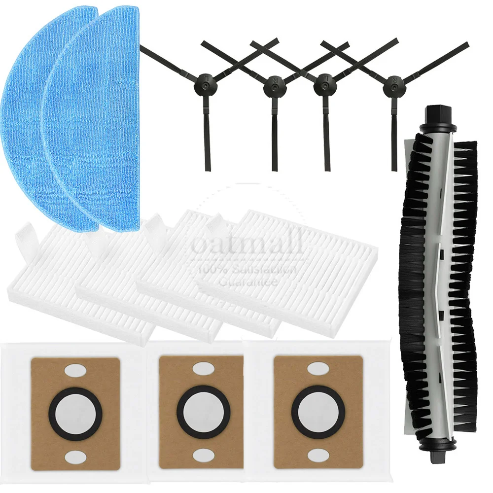 Replacement Kit For iLife A30 Pro Robot Vacuum Cleaner Accessories Parts Main Brush Filter Dust Bags Mop Pads