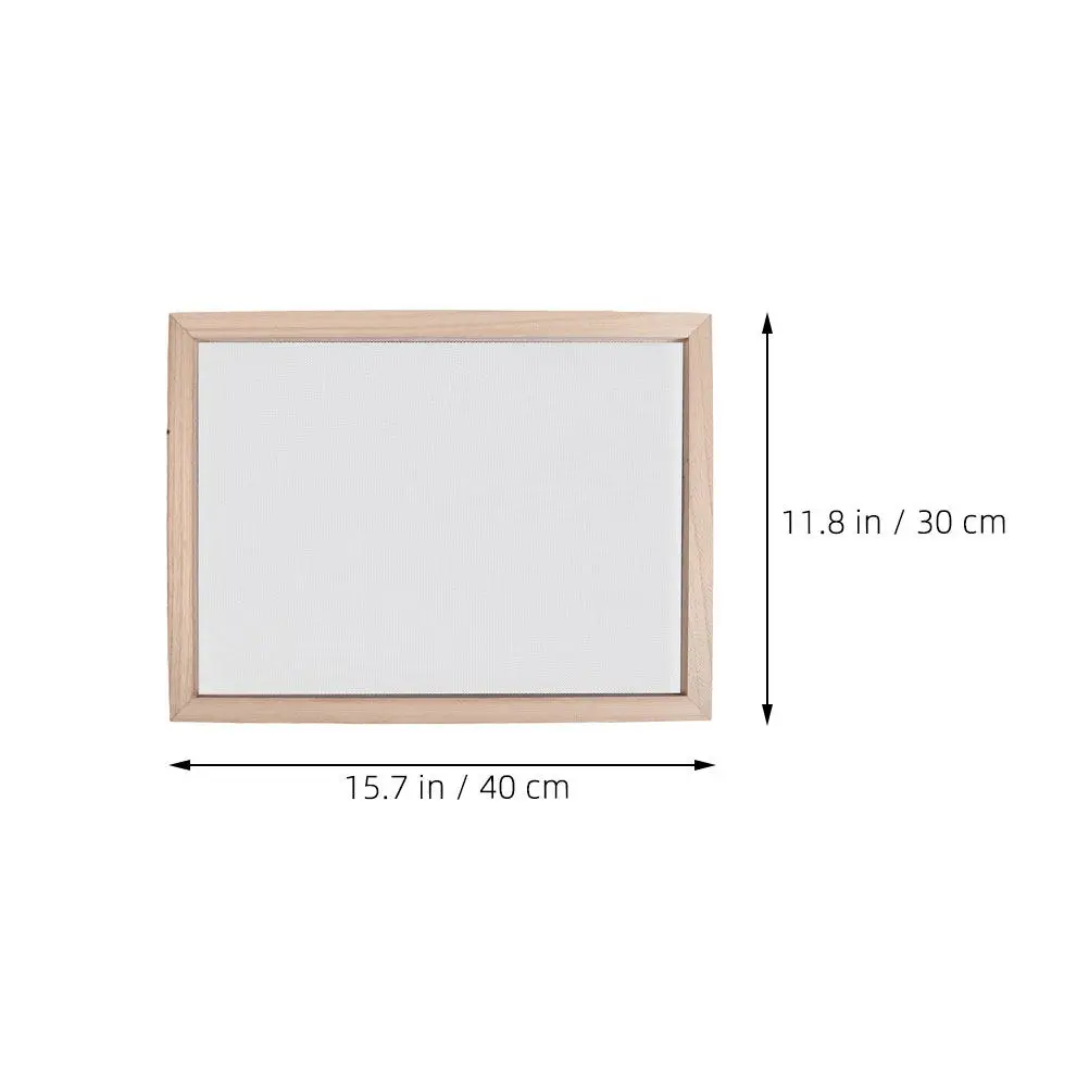 2Pcs Handmade Wooden Paper Making Screen Double Layer Frame Stability DIY Paper Craft Tool for Home Projects DIY Wooden Frame