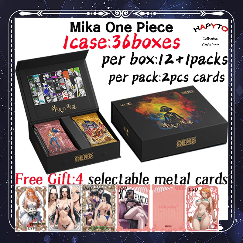 

Mika One Piece Collection Card Luffy Yamato Robin Boa Hancock Nami Booster Box Doujin CCG TCG Hobby Gift