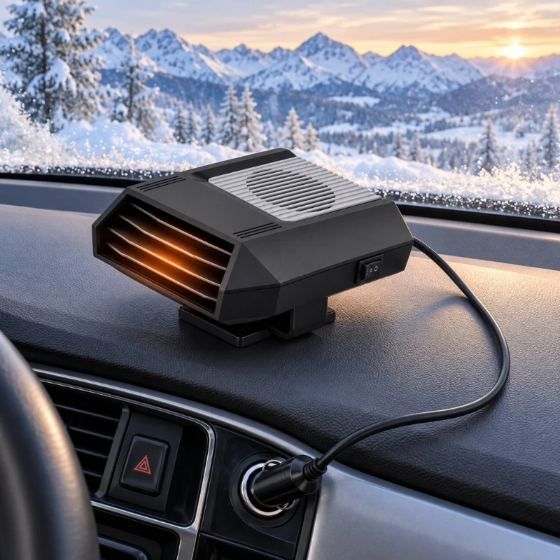 M68B 150 W Car Defogger with Pivoting Air Stream Direction Control