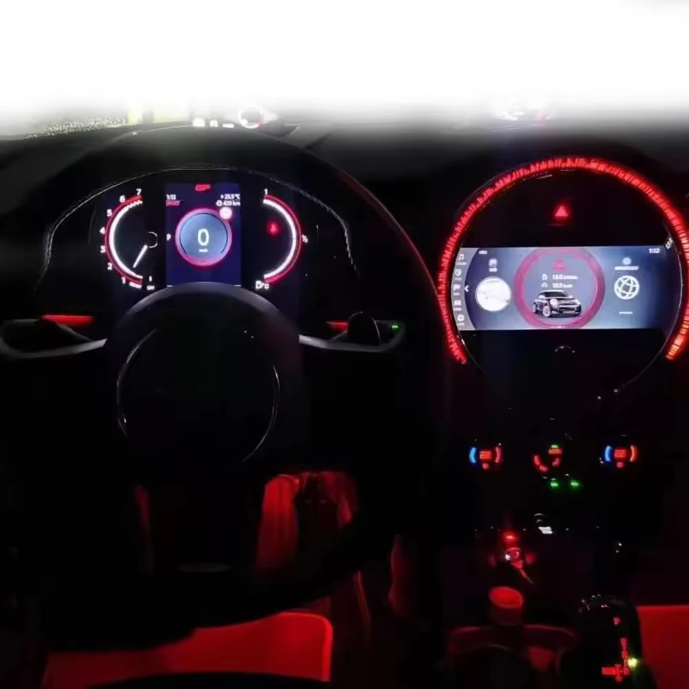 New Design 7 Inch LCD Dashboard Car Digital Cluster Automotive Speedometer LCD Instrument for Mini - Image 5