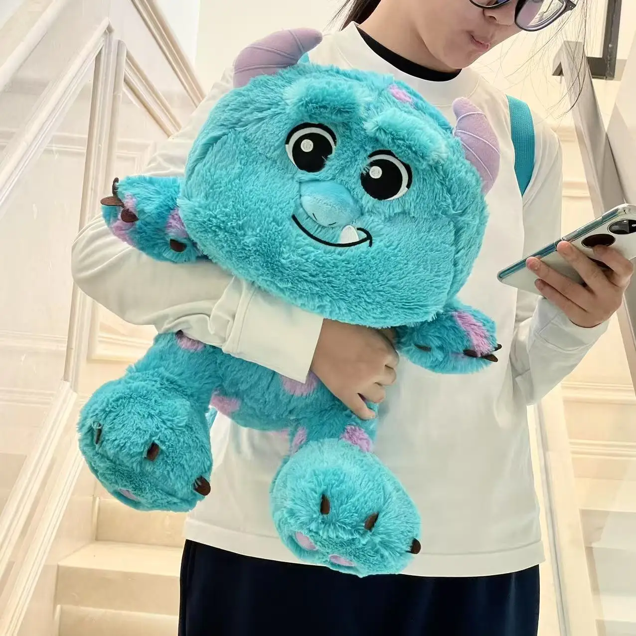 

Disney Cute Sullivan Doll Very Soft Huggable Monsters University Plushies Stuffed Sullivan Plush Toy Pillow Backpack Blanket