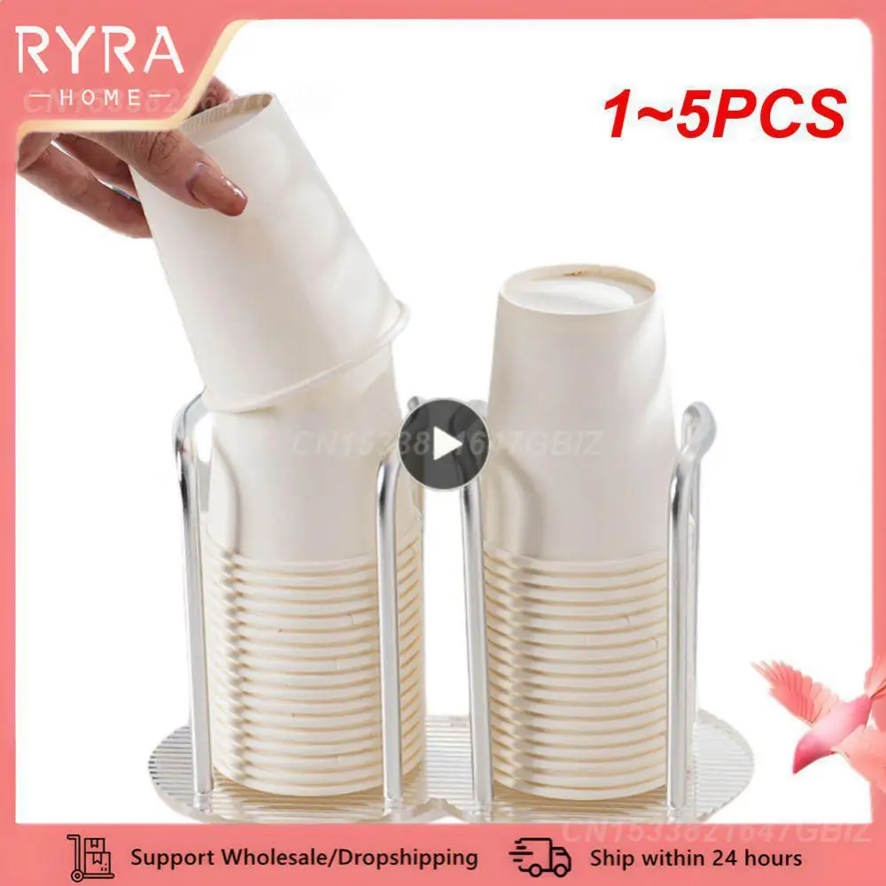 1~5PCS Disposable Cup Holder Disposable Cup Versatility The Best Organization Storage Rack Multi-functional The Actual