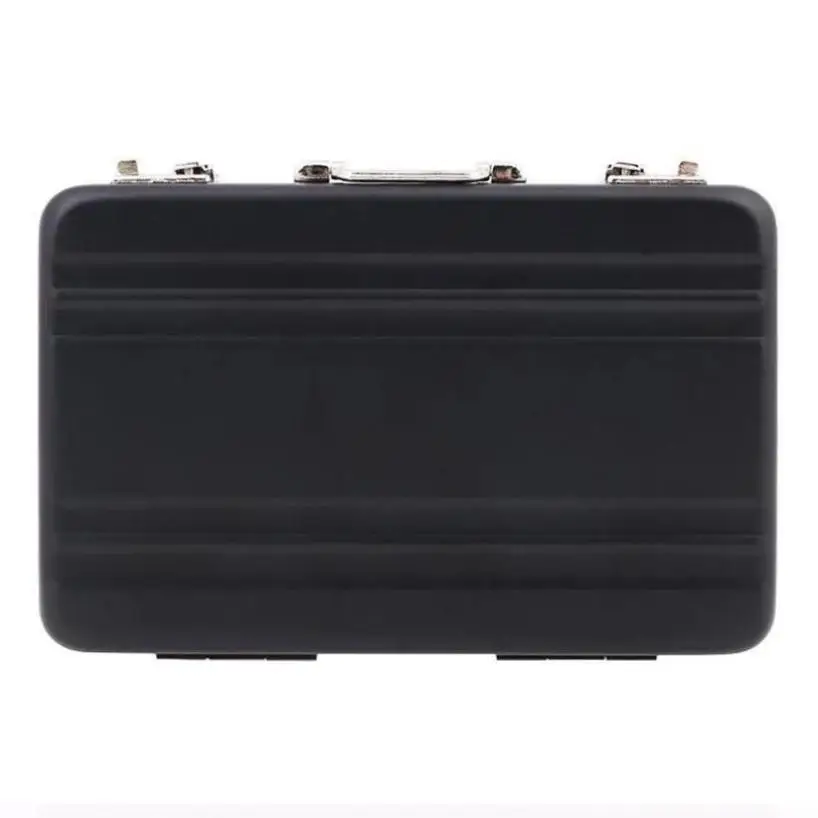 1 Pcs Bank Card Name Card Holder Case Box New Metal Mini Briefcase Suitcase Business