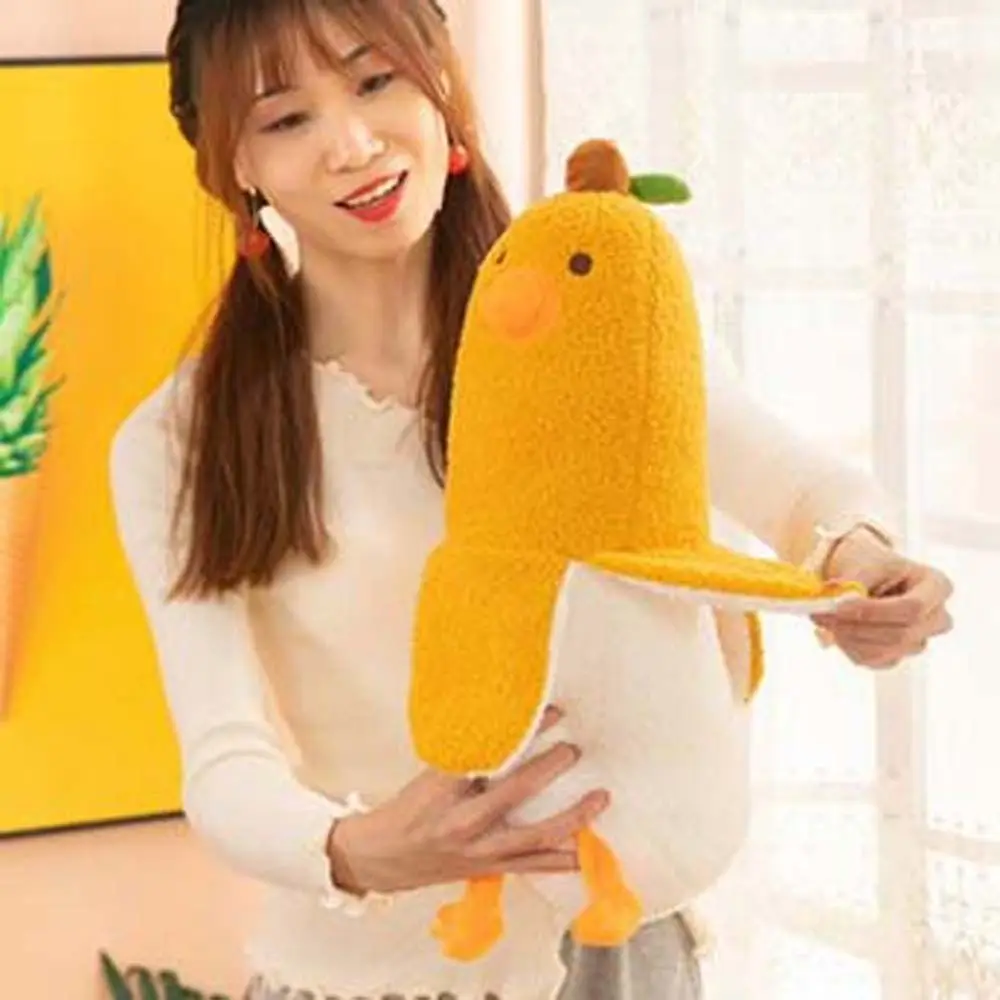 Cartoon Soft Toy Fruit Banana Plush Plants Plush Pillow Duck Plush Doll Banana Duck Plush Toy Stuffed Toys Banana Stuffed Toys