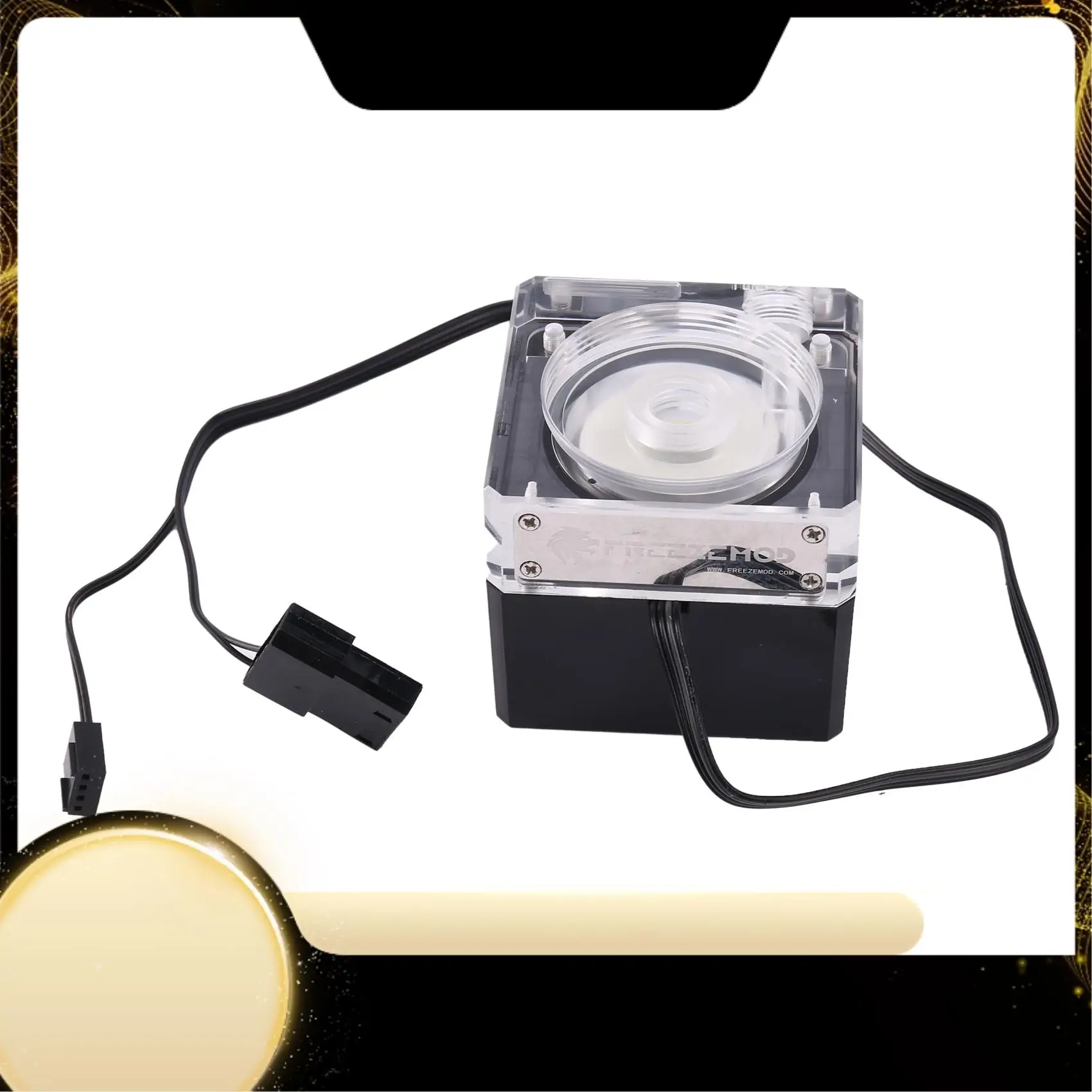

FREEZEMOD PU-FS6-J Computer Water Cooling Mute Pump With 4 Meter Flow Support RGB AURA