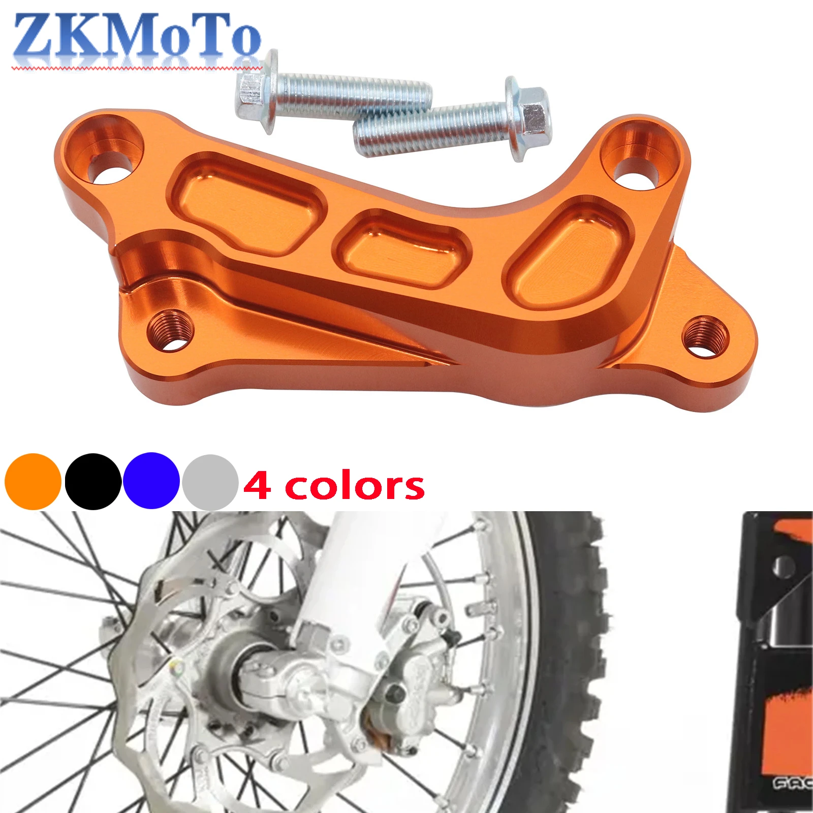 320mm Disc Brake Caliper Mount Adapter Front and Rear Column Brackets for KTM XC XCF XCW SX SXF EXC EXCF TPI Six-day 1994-2023