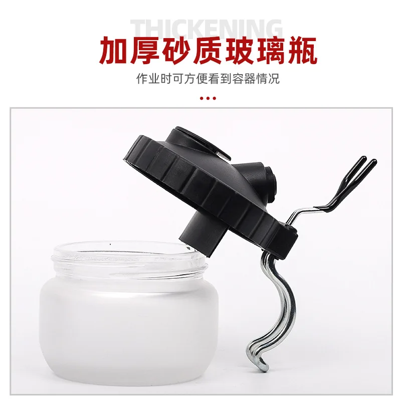 Model Airbrush Cleaning Pot with Stand for Gundam - Paint Waste Collector & Brush Holder for Spray Gun, Tool Cleaning Station