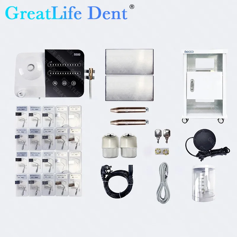 GreatLife Dent Dental S500 ultradźwiękowy skaler piezoelektryczny przyrząd do leczenia periodontycznego urządzenie oczyszczające usuwanie System zaopatrzenia wodą