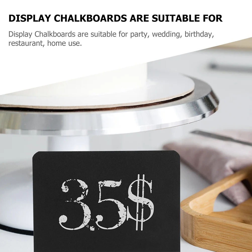 

12pcs Mini Chalkboard Display Board For Wedding Party Restaurant Menu Sign Writing Drawing Blackboards Desktop Message Price