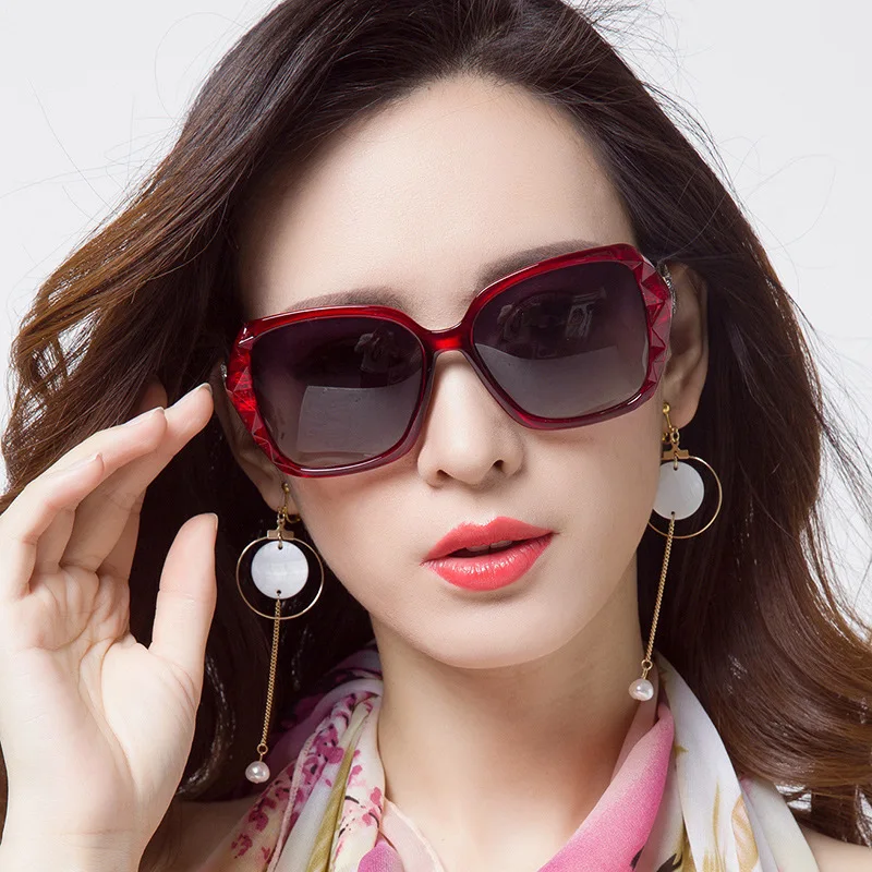 New Large Frame Square Sunglasses Women's Brand Designer Fashion Sun Glasses Women Classic Vintage Eyewear UV400 Oculos De Sol