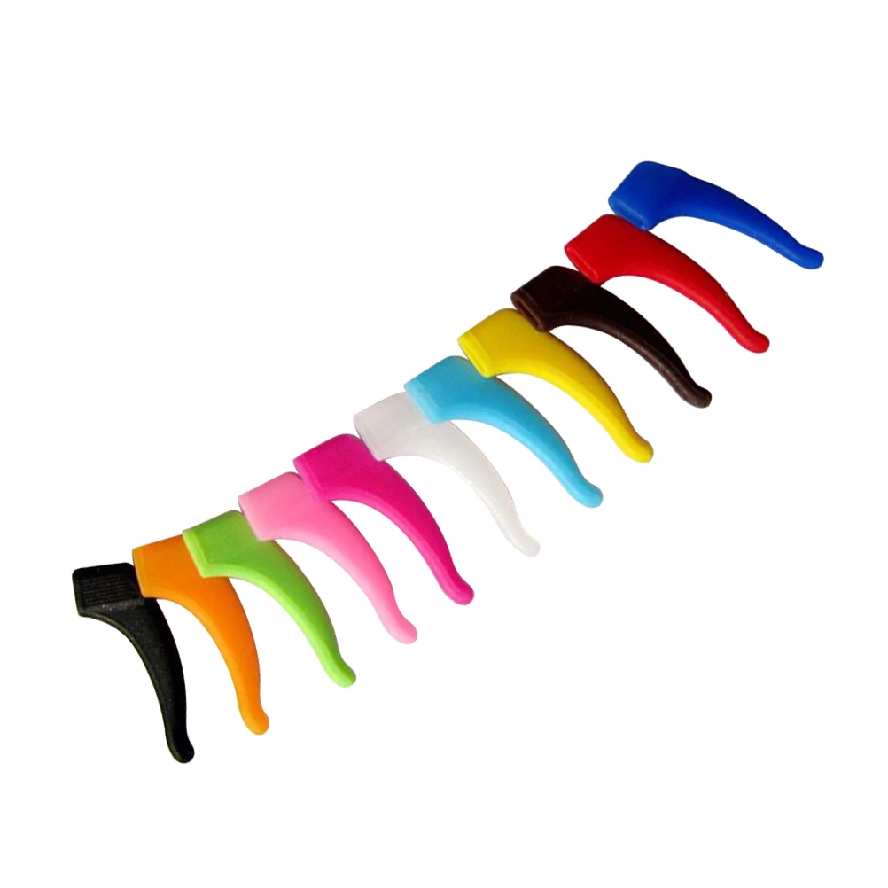 

Glasses Leg Covers Silicone Replacement Eyewear Frame Fixed Spectacle Legs Anti Slip For Sports Myopia Family