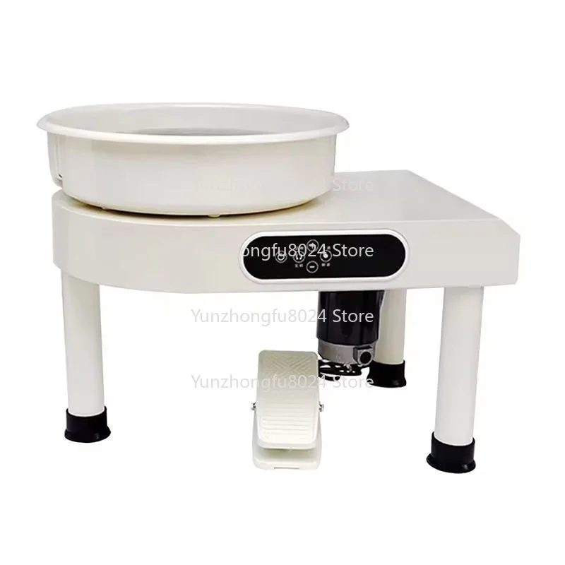 

Flash Art 350W Electric Pottery Wheel 25cm Turntable Pottery Wheel Ceramic Po with Foot Pedals DIY Clay Tool Machine