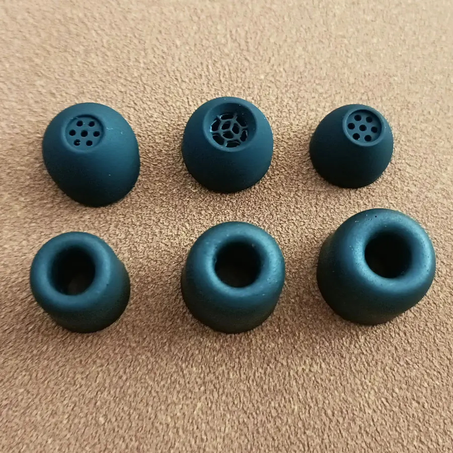 أغطية الأذن الجديدة ل ie900 ذاكرة الأذن قبعات I E 900 سيليكون الأذن الأصفاد الأصلي size【 6 زوج 】 IE900 سماعة رغوة نصائح/غطاء من السيليكون