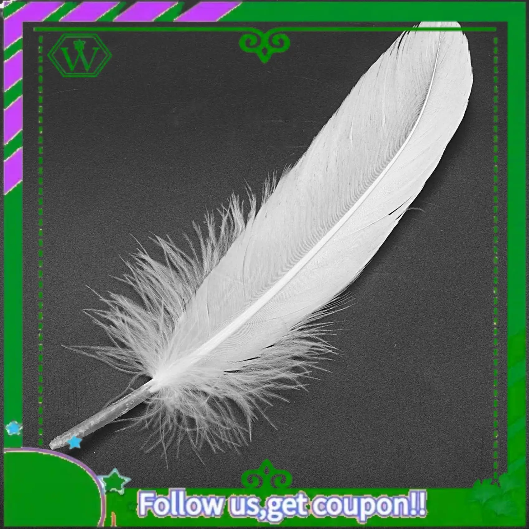 A18P-200Pcs الريش الأبيض أوزة الحرفية للحزب قبعة الحرف الزفاف الديكور 15-22 سنتيمتر
