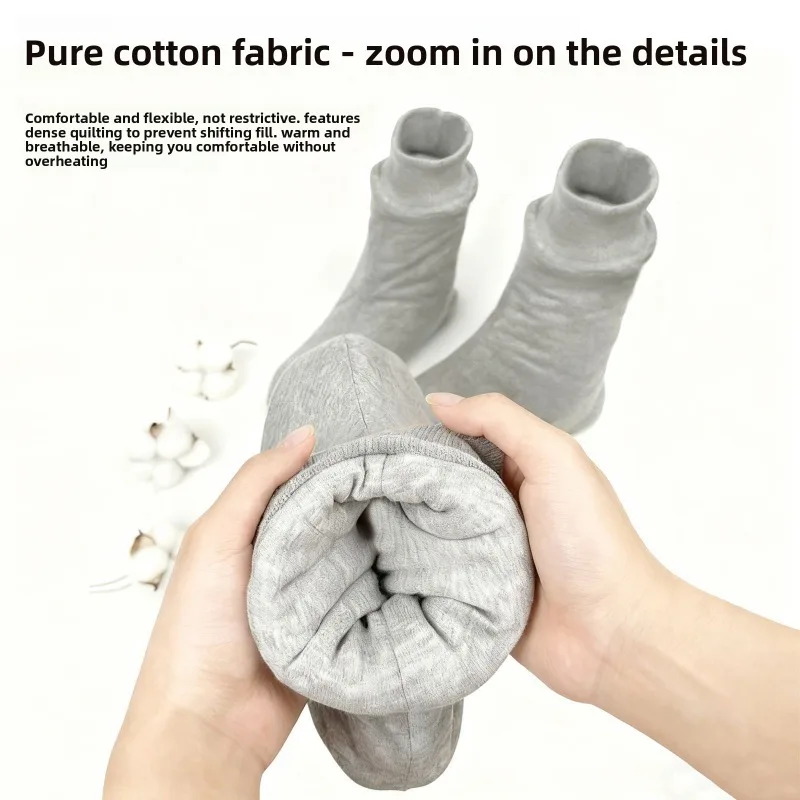Picture 5: Xinjiang Cotton Thick Thermal Bed Socks Women Pregnant Postpartum Over 50 Winter Nightwear Soft Comfortable Warm Non Slip Warm