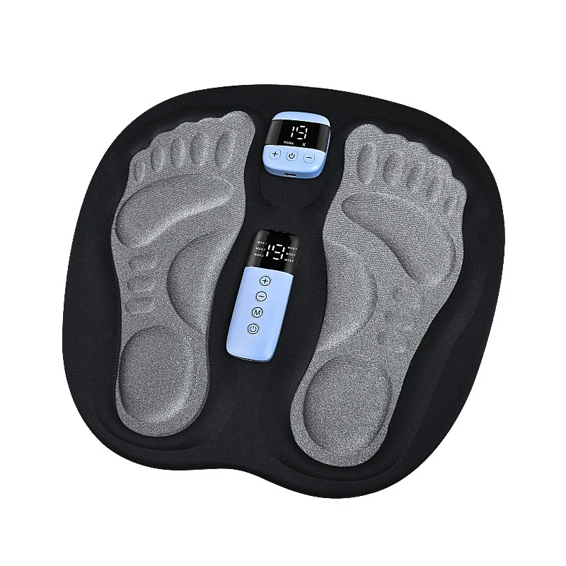 

Smart EMS Foot Massager with Pulse Technology - Portable Electric Acupressure Mat for Leg Slimming & Relaxation at Home/Office