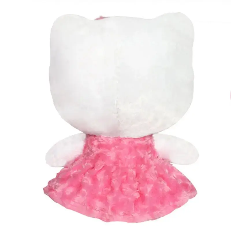 Anime Sanrio Rose Pink Hello Kitty Melody Cartoon Cute Plush Stuffed Toys Soft Pillow Plushies Doll Birthday Gift For Girls Kids