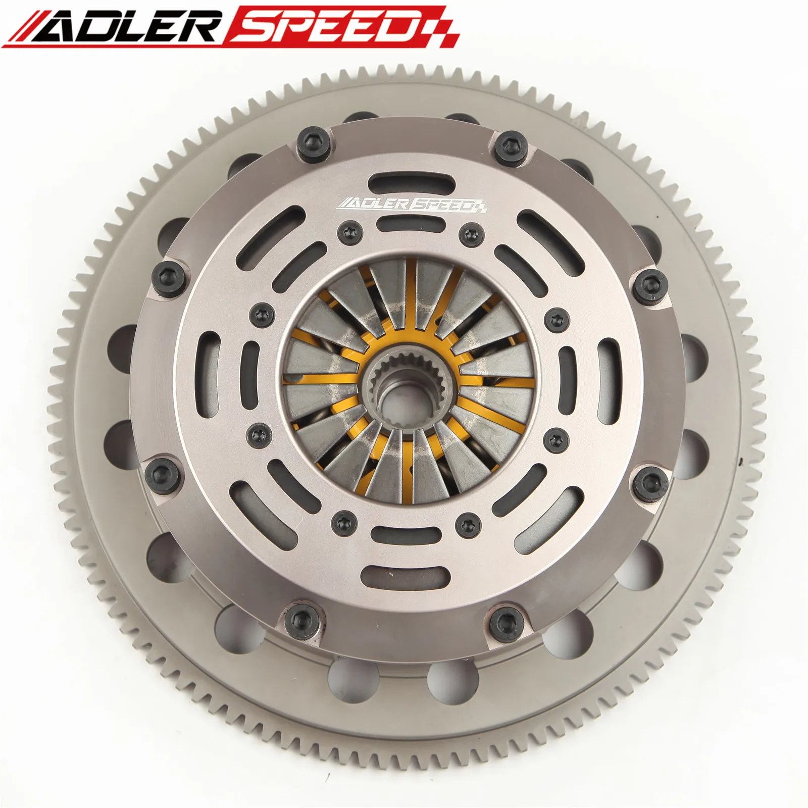 DISCO DUPLO DE EMBRAGUE SPRUNG ADLERSPEED Para 2003-06 BMW 325 330i 530 X3 Z4 E46 E60 E83 E85 E86 M54 6 velocidades