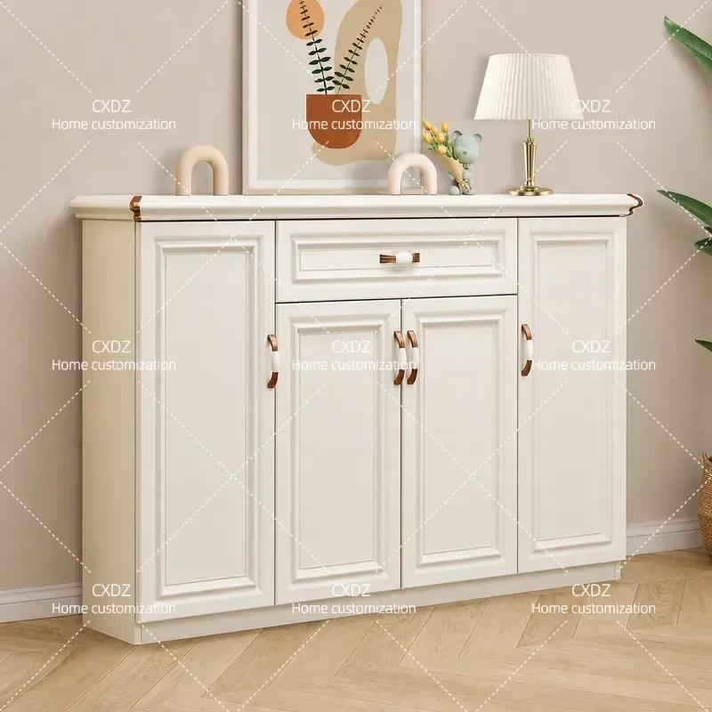 New Chinese Style All Aluminum Alloy Shoe Cabinet Waterproof Sunproof Household Door Balcony Outdoor Entryway Storage Cabinet