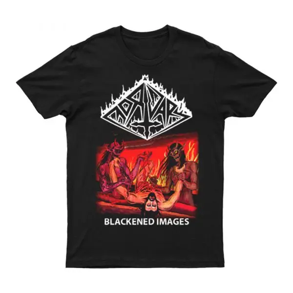 

2025 New MORTUARI - BLACKNED IMAGE Printed Unisex Street Fashion Trendy Short Sleeves Made of Pure Cotton Round