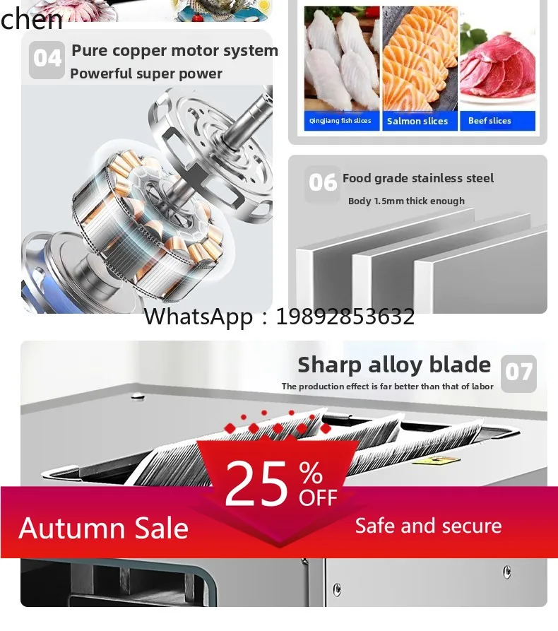 

commercial automatic fish cutter sauerkraut fish fillet multi-functional electric slicer