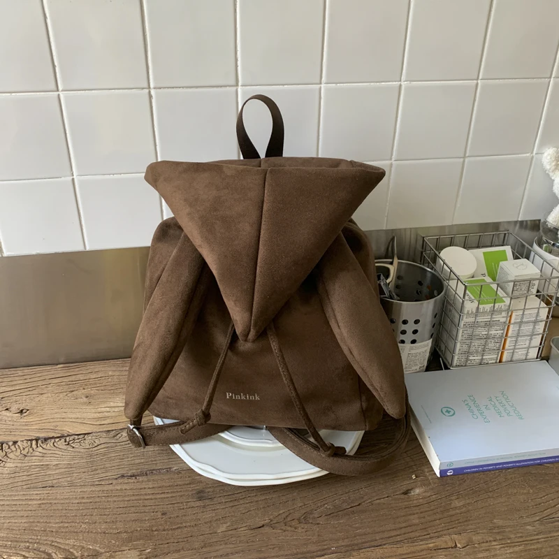 

Oxford Solidcolors Niche Backpacks String Design Sense Funny Ladies Bags on Sale 2025 Fashion Autumn Fashion Cute Backpacks