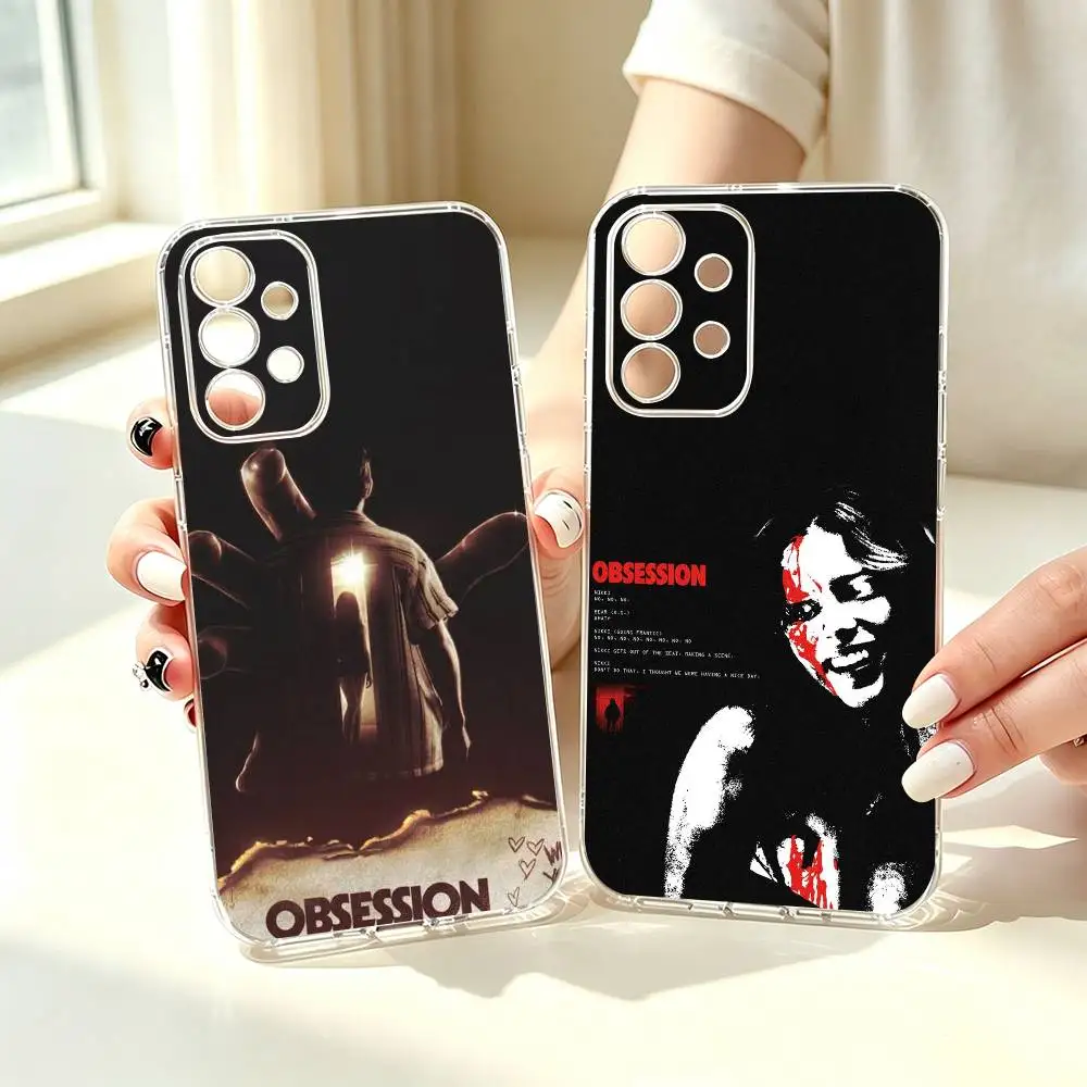 The film for Obsession-n  Phone Case For Samsung S25,S24,S21,S22,S23,S30,Ultra,S20,Plus,Fe Transparent Cover