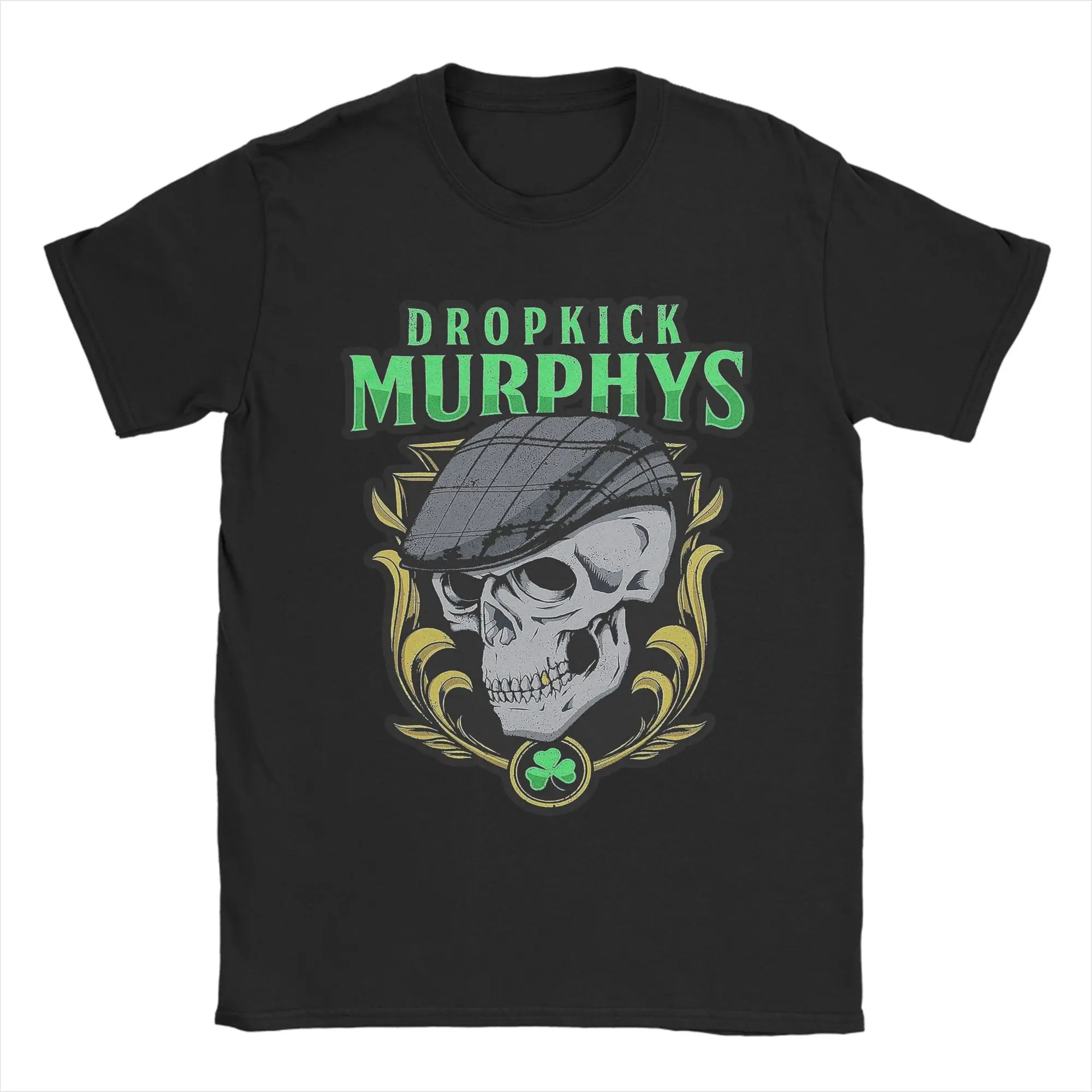 Dropkick Murphys T-Shirt Men  Vintage 100% Cotton Tee Shirt Crew Neck Short Sleeve T Shirt Plus Size Clothing
