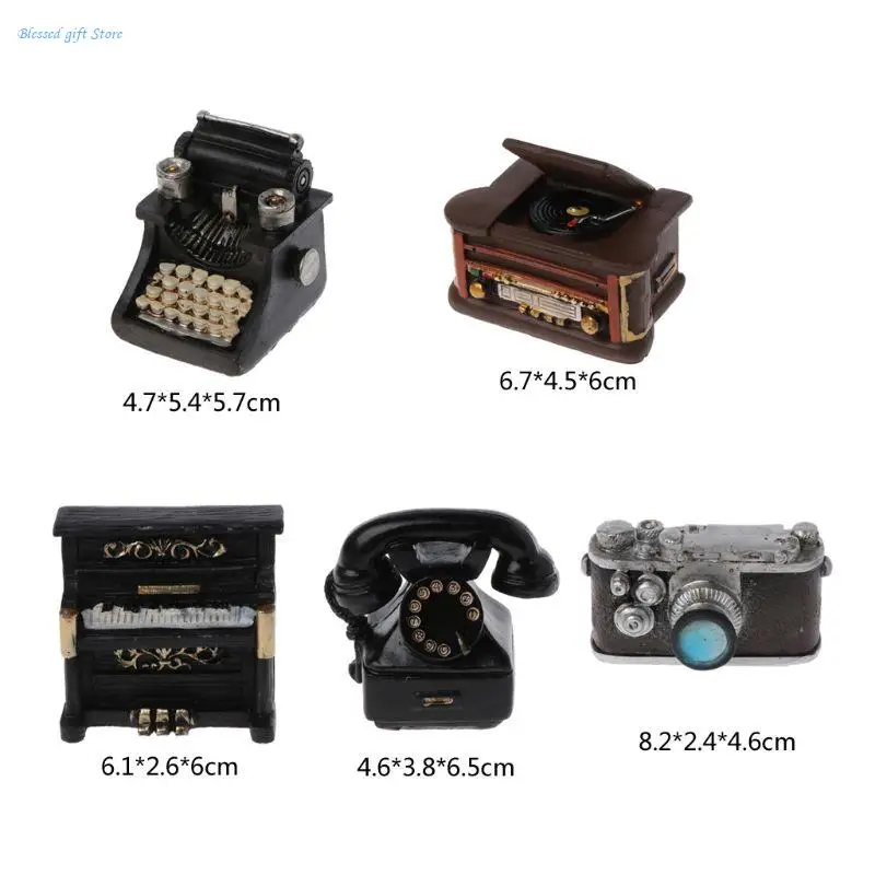 Vintage Appliances Model For Photo Piano Telephone Camera Amplifier Mini Old Fashioned Appliances Props