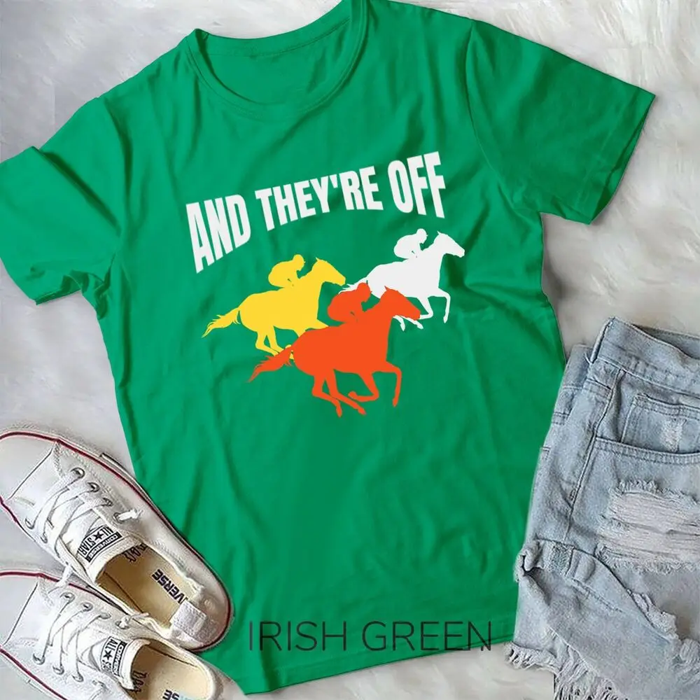 And They're Off Horse Racing T-Shirt Unisex T-shirt