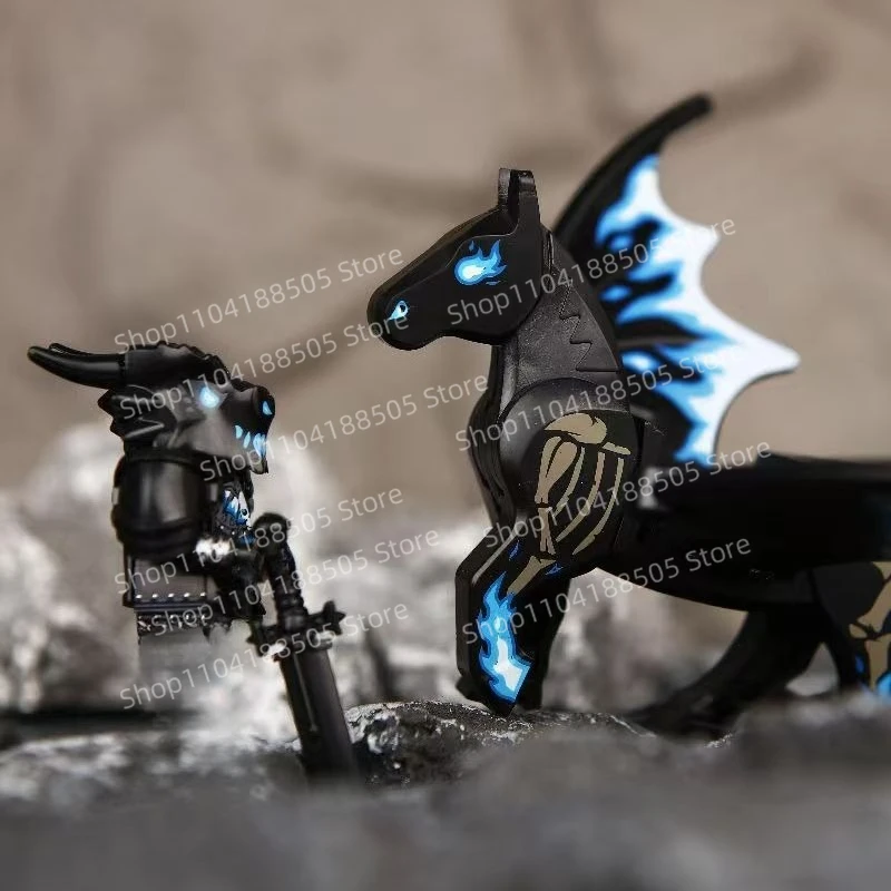 MOC Third-party Building Blocks, Mounts, Black Dragon Weapons, Chest Armor Accessories, Holiday Gift Ornaments