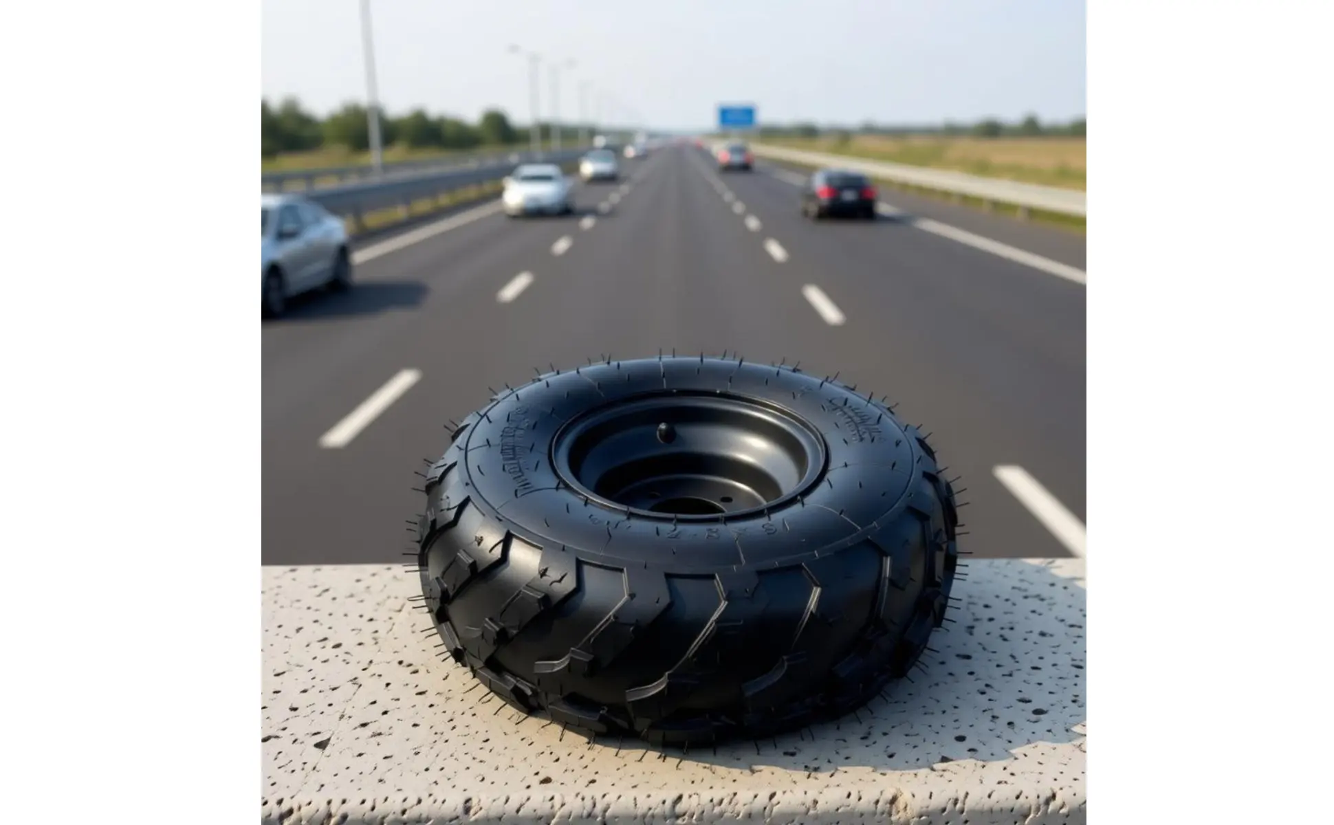 Go-Kart Kart Tire and Rim Heavy Duty 16x8-7 Go-Kart Kart Wheel Tire Away-Road Part High Performance for Beach