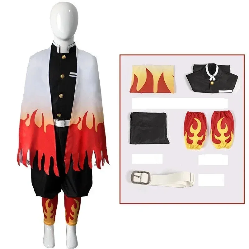 Аниме Demon Slayer Косплей Камадо Незуко Камадо Танджиро Slaying Corps Одежда Униформа Комплект Детская Com С Костюмом