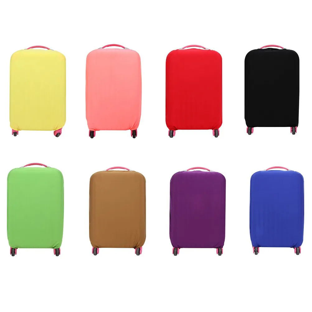 

Travel Luggage Cover 26-30 Inches Elastic Stretchable Suitcase Protector Dust Proof Scratch Resistant Yellow