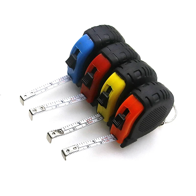 Mini Power Tape Measure Keychain Universal Pull Ruler Metric Tape Measure Retractable 1m Measuring Tape Meter Inch Tailor Tool A