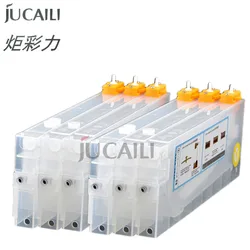 Jucaili-インクジェットプリンター用インクレベルセンサー,ミンクシステム用インクカートリッジ,4個,220ml